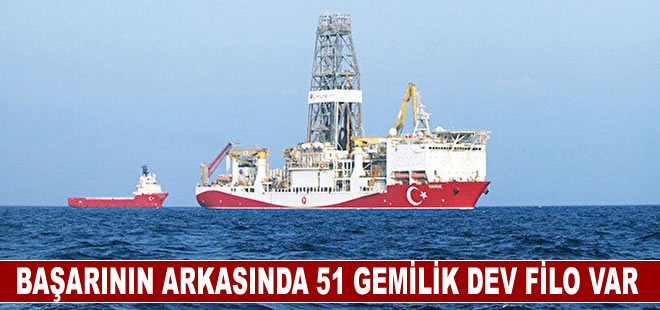 Doğal gaz başarısı 51 gemiye ulaşan dev filoyla geldi