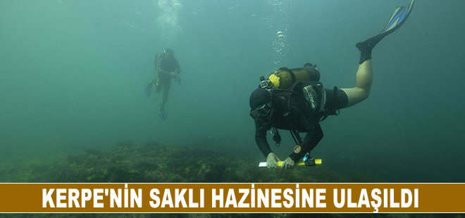 Kerpe'nin saklı hazinesine su altı kazılarıyla ulaşıldı