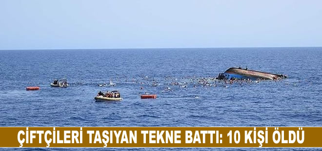 Nijerya'da çiftçileri taşıyan teknenin batması sonucu 10 kişi öldü