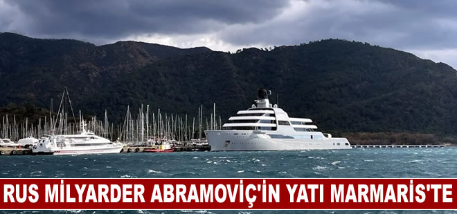 Rus milyarder Abramoviç'in yatı Marmaris'te