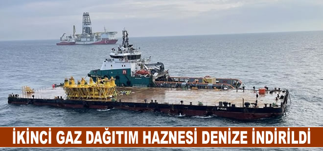 Karadeniz Gazını dağıtacak ikinci hazne de denize indirildi