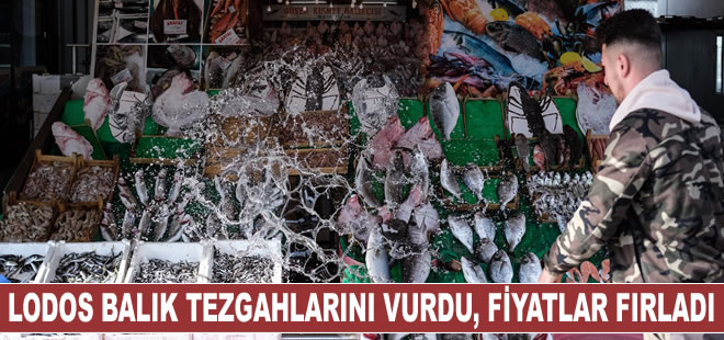 Lodos balık tezgahlarını vurdu, fiyatlar fırladı