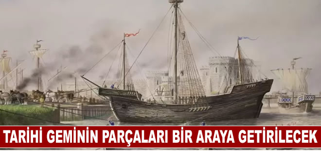 Galler'de 15. yüzyıldan kalma gemi parçaları yeniden bir araya getirilip sergilenecek