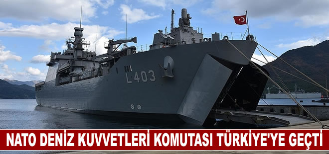 NATO'nun Deniz Kuvvetleri komutası bir yıl süreyle Türkiye'ye geçti