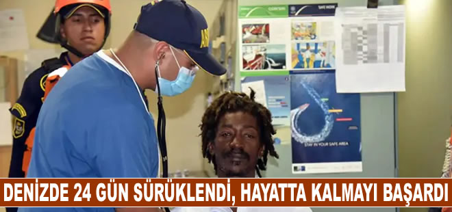 Denizde 24 gün sürüklendi, ketçap yiyerek hayatta kaldı