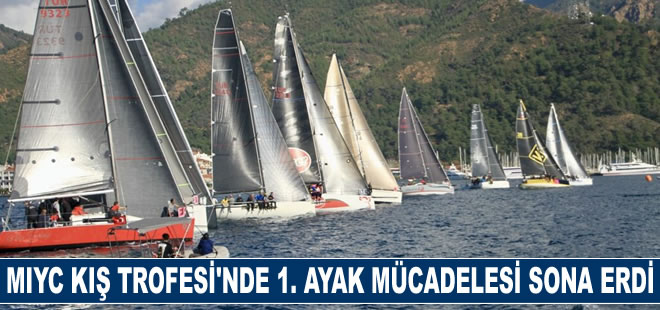 Marmaris'te MIYC kış trofesinde 1. ayak sona erdi