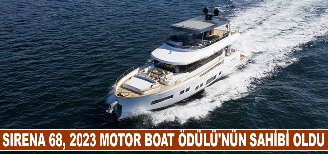 Sirena 68, 2023 Motor Boat Ödülü'nün sahibi oldu