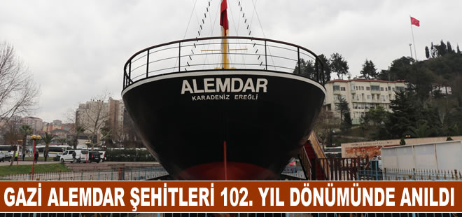 Gazi Alemdar şehitleri 102. Yıl dönümünde anıldı