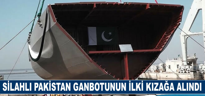 ASELSAN silahlı Pakistan ganbotunun ilki kızağa alındı