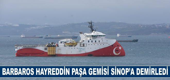 Barbaros Hayreddin Paşa Gemisi Sinop’a demirledi