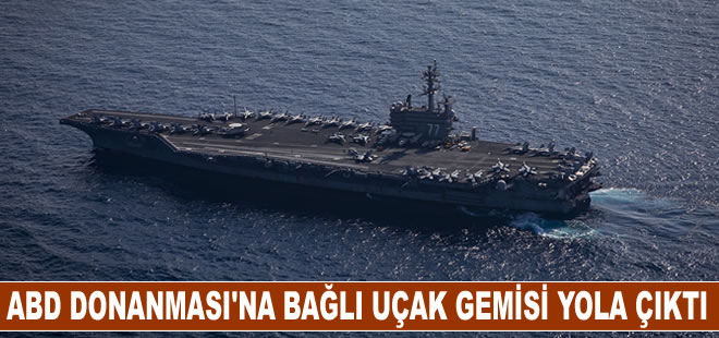 ABD Donanması'na bağlı USS George HW Bush uçak gemisi Türkiye’ye doğru yola çıktı