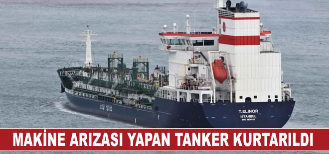 Sarayburnu açıklarında arızalanan kimyasal madde yüklü tanker kurtarıldı