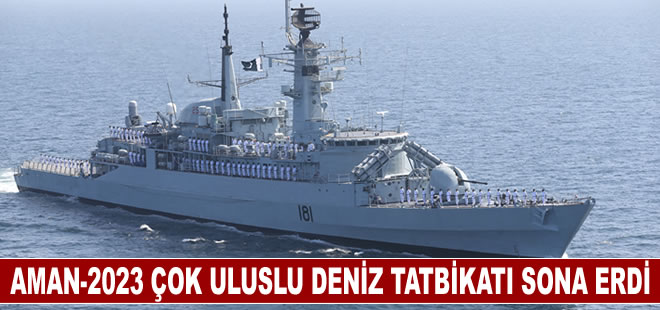 AMAN-2023 çok uluslu deniz tatbikatı sona erdi