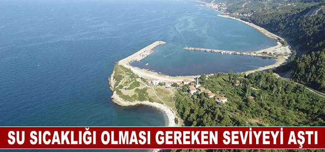 Karadeniz’de su sıcaklığı olması gereken seviyeyi aştı