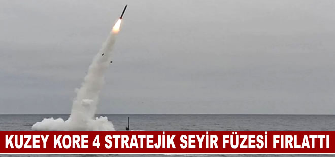 Kuzey Kore 4 stratejik seyir füzesi fırlattı