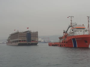 Süheyla Sultan gemisi İskenderun'a doğru yola çıktı