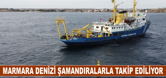 İklim değişikliğinin Marmara Denizi'ne etkileri şamandıralarla takip ediliyor