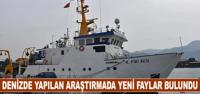 İzmir'de denizde yapılan araştırmada yeni faylar bulundu