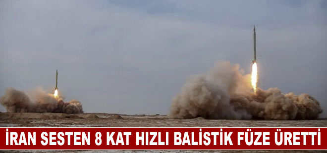 İran sesten 8 kat daha hızlı hipersonik balistik füze üretti