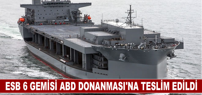 USNS John L. Canley gemisi ABD Donanması’na teslim edildi