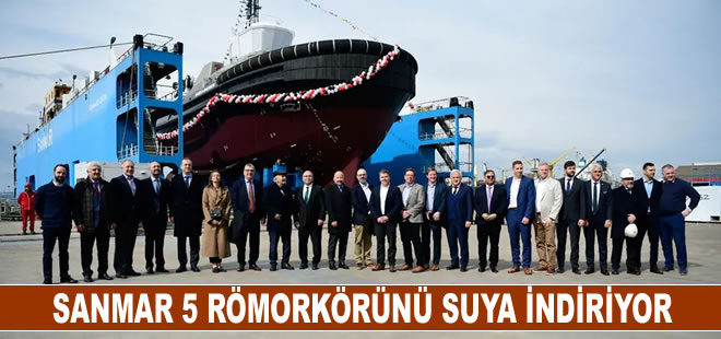 Sanmar, LNG Canada’nın 5 römorkörünü suya indiriyor