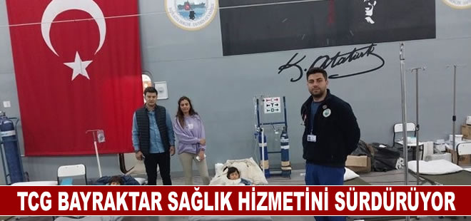 MSB: "Bayraktar gemisi sağlık hizmetini sürdürüyor"