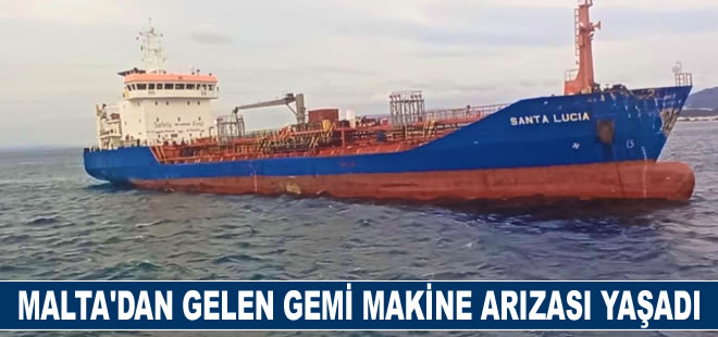 Çanakkale Boğazı’nda arızalanan gemi demirletildi