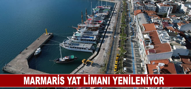 Marmaris Yat Limanı yenileniyor