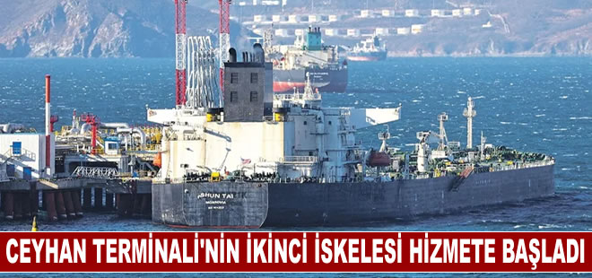 Ceyhan Terminali'nin ikinci iskelesi de hizmete başladı