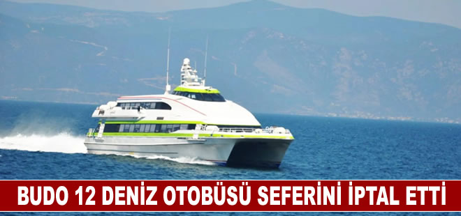 Bursa-İstanbul hattında 12 deniz otobüsü seferi iptal edildi