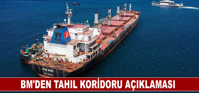 BM’den tahıl koridoru açıklaması