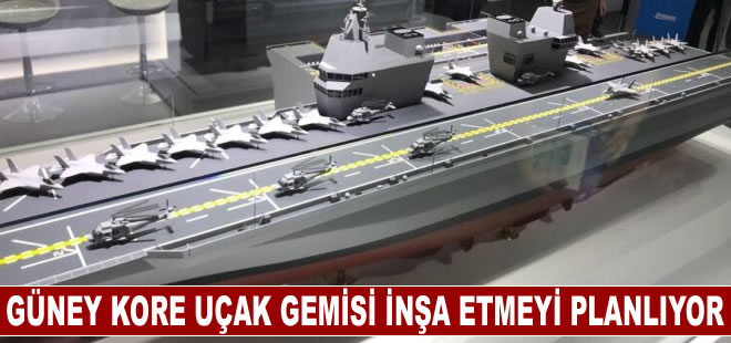 Güney Kore, uçak gemisi inşa etmeyi planlıyor