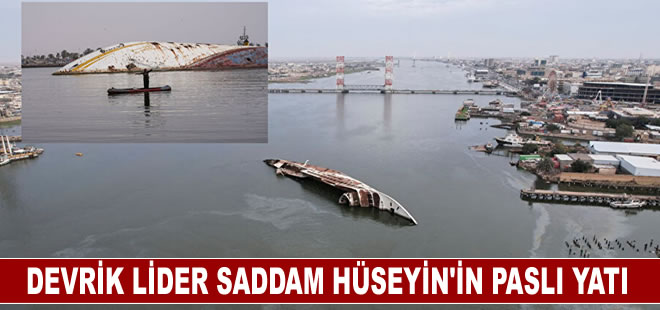 Devrik lider Saddam Hüseyin’in paslı yatı