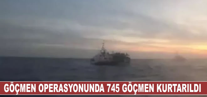 İtalya’da göçmen operasyonu: 745 göçmen kurtarıldı