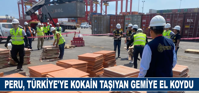 Peru, Türkiye'ye 2.3 ton kokain taşıyan gemiye el koydu