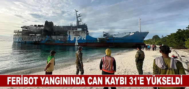 Filipinler'deki feribot yangınında can kaybı 31'e yükseldi