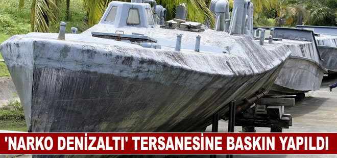 Kolombiya'da "narko denizaltı" tersanesine baskın