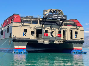 "Karadeniz Lifeship Rauf Bey" İskenderun'da