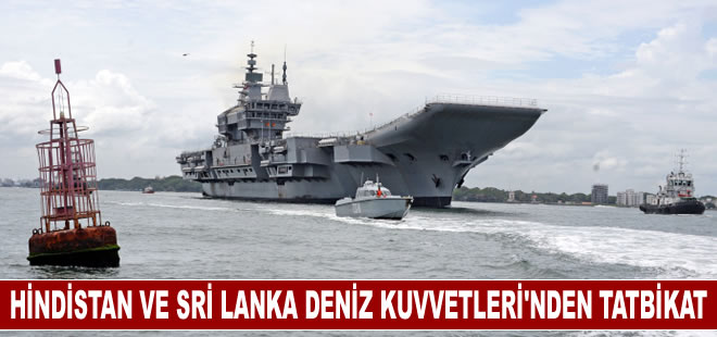 Hindistan ve Sri Lanka deniz kuvvetlerinden SLINEX-23 tatbikatı