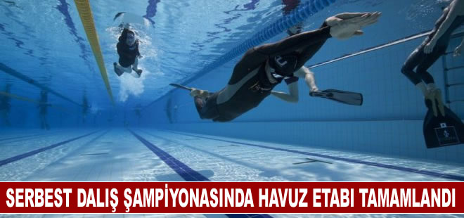 TSSF Serbest Dalış Türkiye Şampiyonası'nın havuz etabı tamamlandı