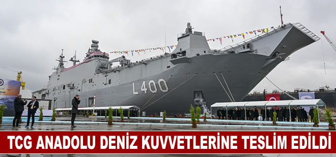 TCG Anadolu envantere katıldı