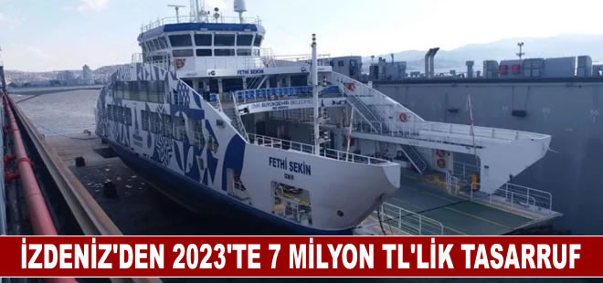 İZDENİZ’den  2023 yılında  7 milyon TL’lik tasarruf