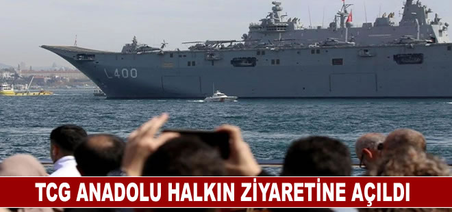 TCG Anadolu bugün ziyarete açılıyor