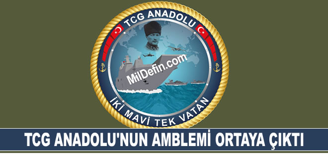 İşte TCG Anadolu’nun amblemi