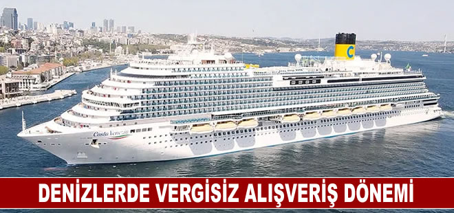 Denizlerde vergisiz alışveriş dönemi