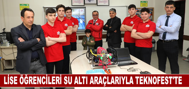 Rize'de meslek lisesi öğrencileri, su altı sistemleri araçlarıyla TEKNOFEST'te yarışacak