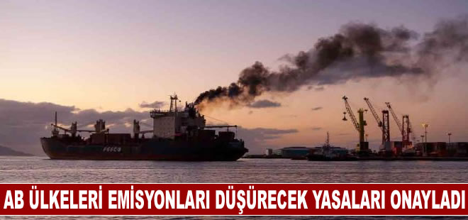 AB ülkeleri emisyonları düşürecek yasaları onayladı