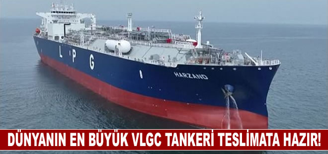 Çin, Petredec Globale dördüncü nesil bir VLGC tipi gemi teslim etti