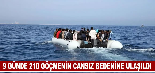 Tunus'ta 9 günde 210 düzensiz göçmenin cansız bedenine ulaşıldı