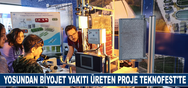 Yosundan biyojet yakıtı üreten proje TEKNOFEST İstanbul'da tanıtılıyor